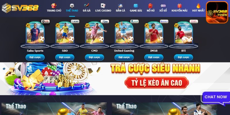 Thể Thao SV368 chất lượng uy tín 